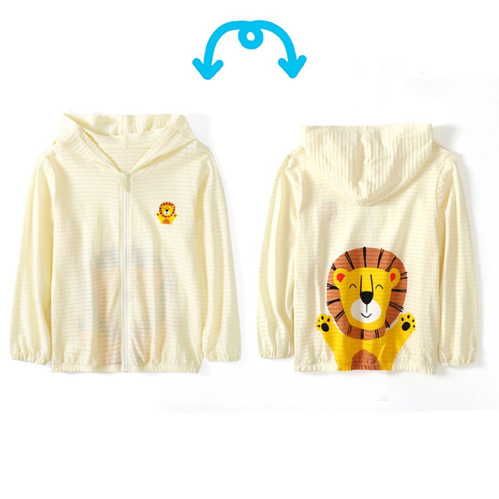 MAMDADKIDS - 竹節棉輕薄款連帽外套-兔子-粉色