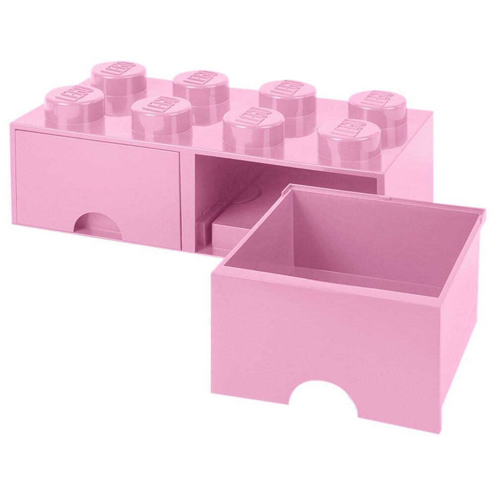 Room Copenhagen - 樂高 LEGO® 八凸抽屜收納箱(多色可選) (淺粉色)