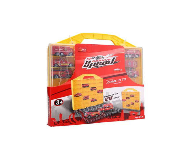 科智 - 迷你小車收納盒-消防組(內附6台小車)
