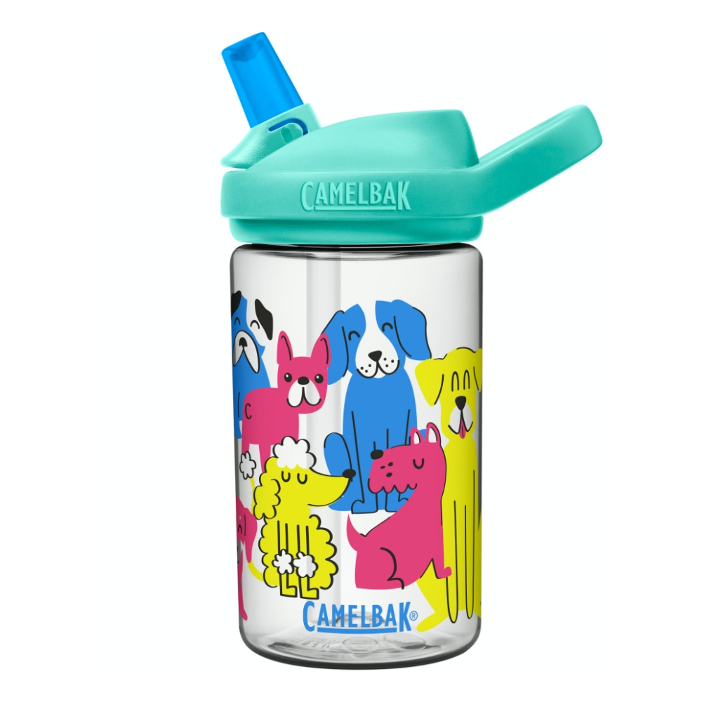 CamelBak - EDDY+ 兒童吸管運動水瓶-狗狗家族-400ml