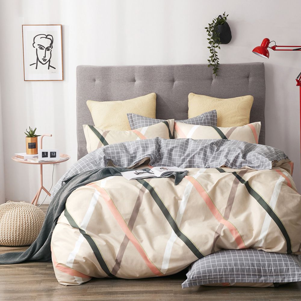 【PureOne】台灣製極致純棉床包組✿ 全團免運中！