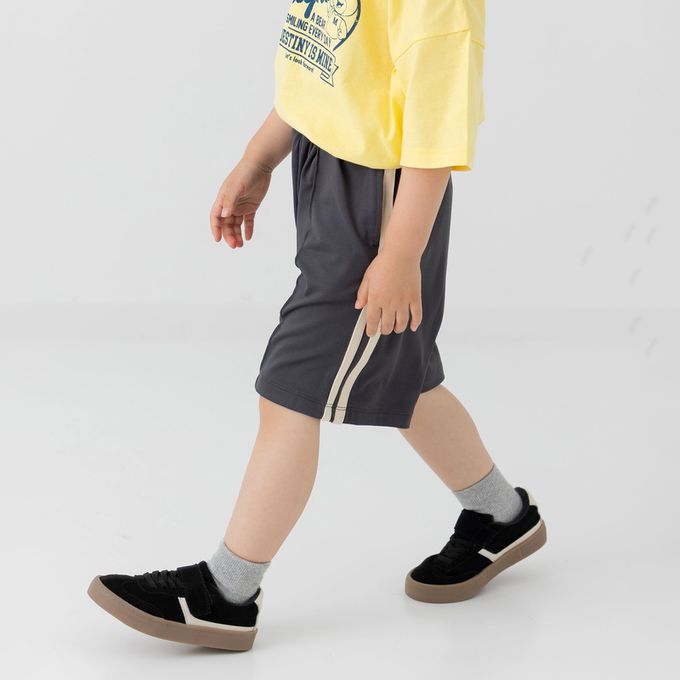 日本 Chil2 - 抗UV 不易起球彈力短褲-炭灰