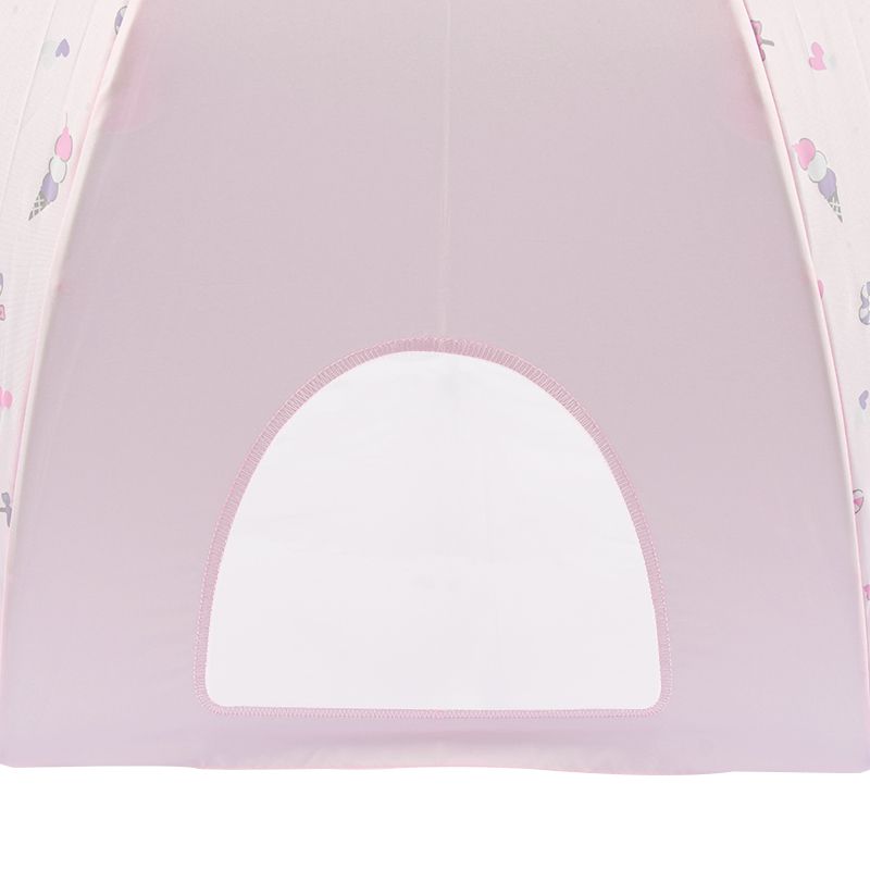 akachan honpo - 透明窗雨傘-冰淇淋-粉紅色