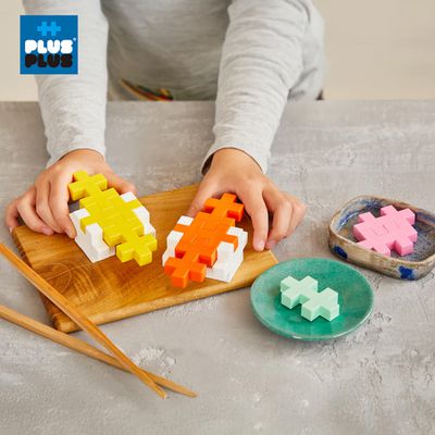 加加積木 PLUS PLUS - 大顆粒 大積木美味食物 50pcs