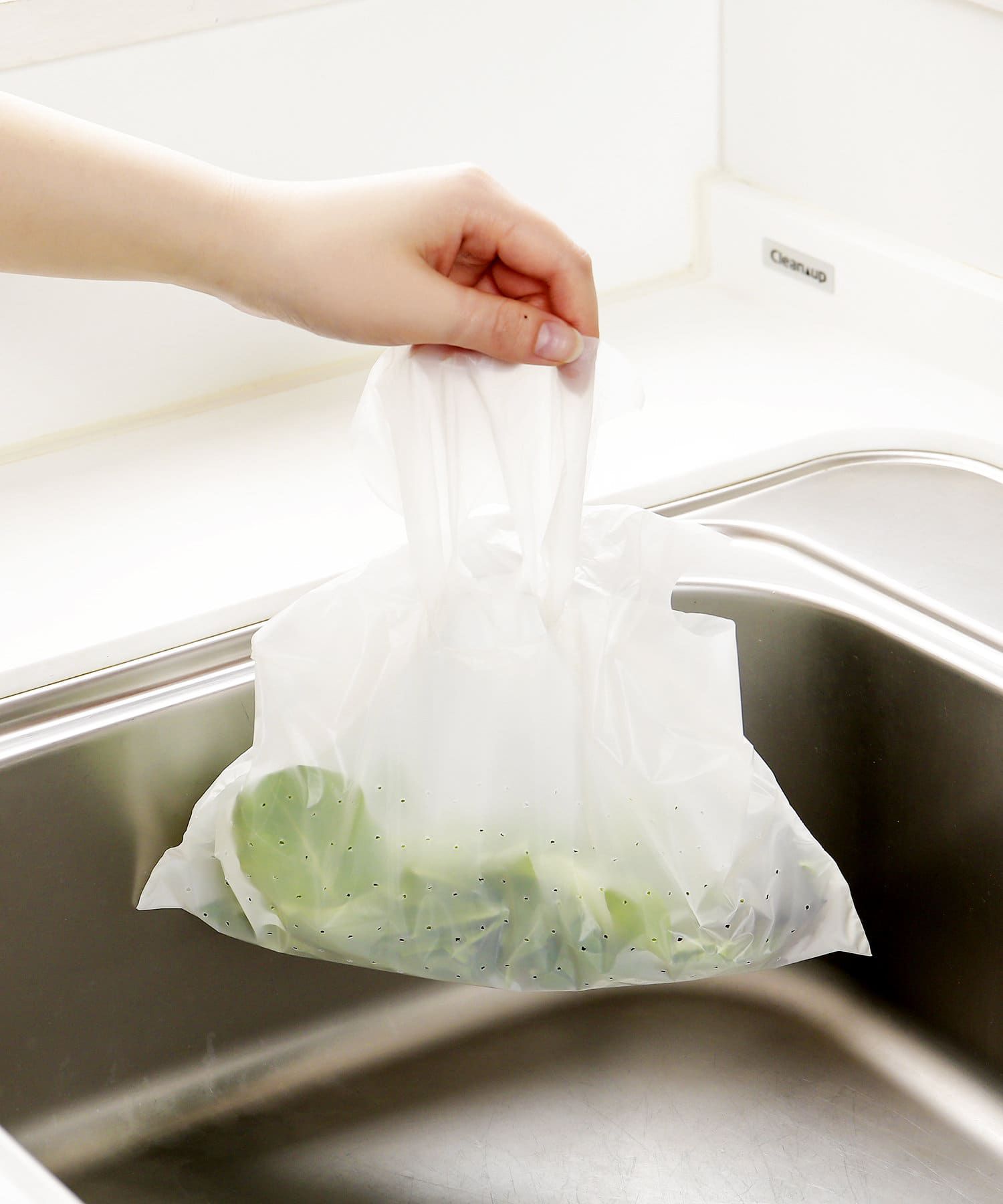 日本代購 - 自黏式廚餘瀝水廚餘袋32入*3件組 (25x25x4cm)