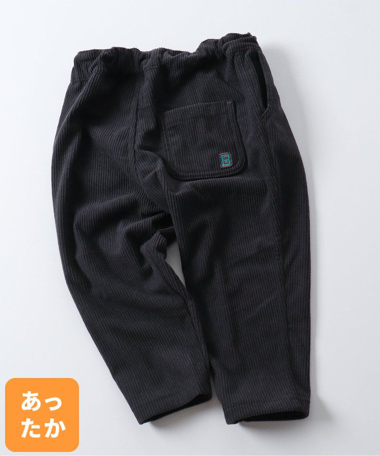 日本 BREEZE - 燈芯絨裏起毛保暖長褲-粉紅