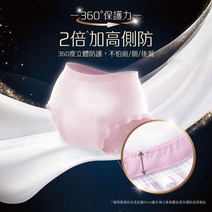 Kotex  靠得住 - 晚安好眠褲(褲型衛生棉)L號(2件/包)x18包/箱