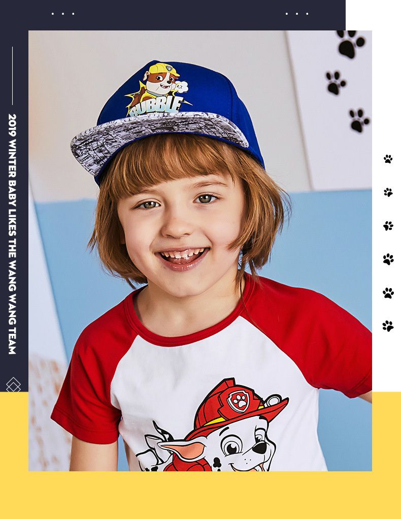 汪汪隊兒童棒球帽-漫畫版-天天-粉色