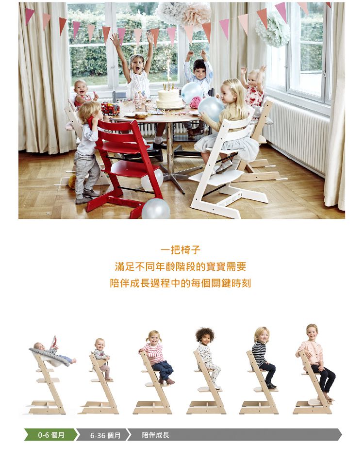 Stokke - Tripp Trapp 成長椅-春苔綠