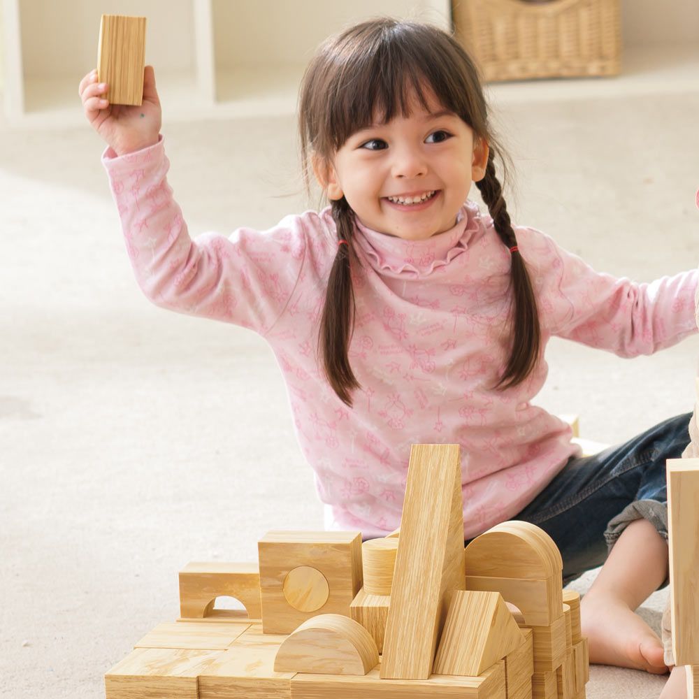 Weplay - Weplay軟質木紋積木-40件-厚4cm