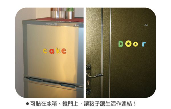 美國瑪莉莎 Melissa & Doug - MD 磁力-英文字母木質磁鐵貼