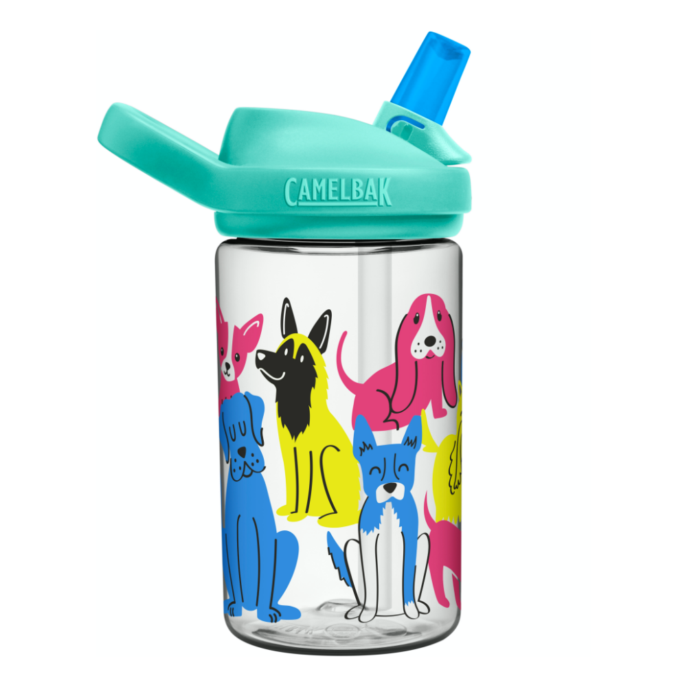 CamelBak - EDDY+ 兒童吸管運動水瓶-狗狗家族-400ml