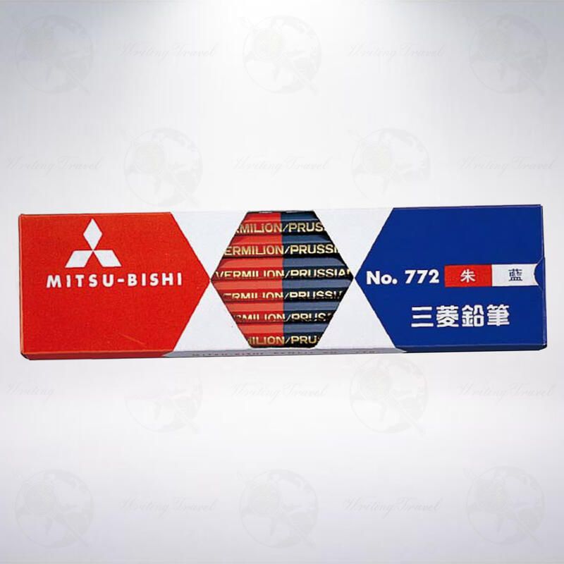 日本文具代購 - Uni三菱 日本製雙色六角鉛筆12支