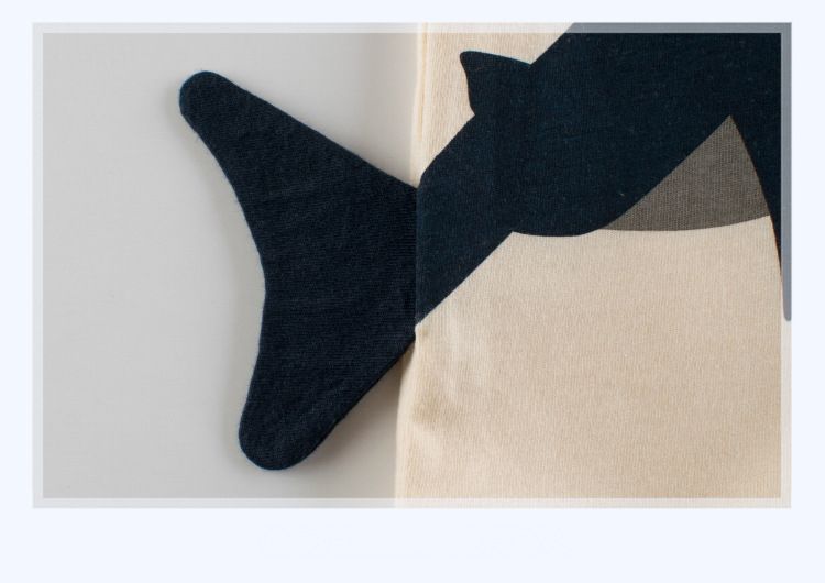 短袖棉T-鯊魚狩獵-杏色