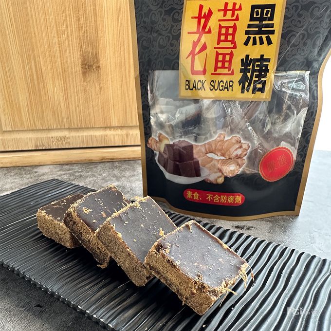 洪元記 - 老薑&桂圓紅棗黑糖塊(160g)_6包組-1包/160g