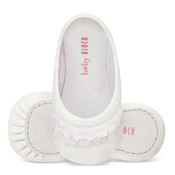 澳洲 Bloch - 蕾絲芭蕾舞鞋(嬰幼兒)-BB600_WHT (12-18M(12.5cm))