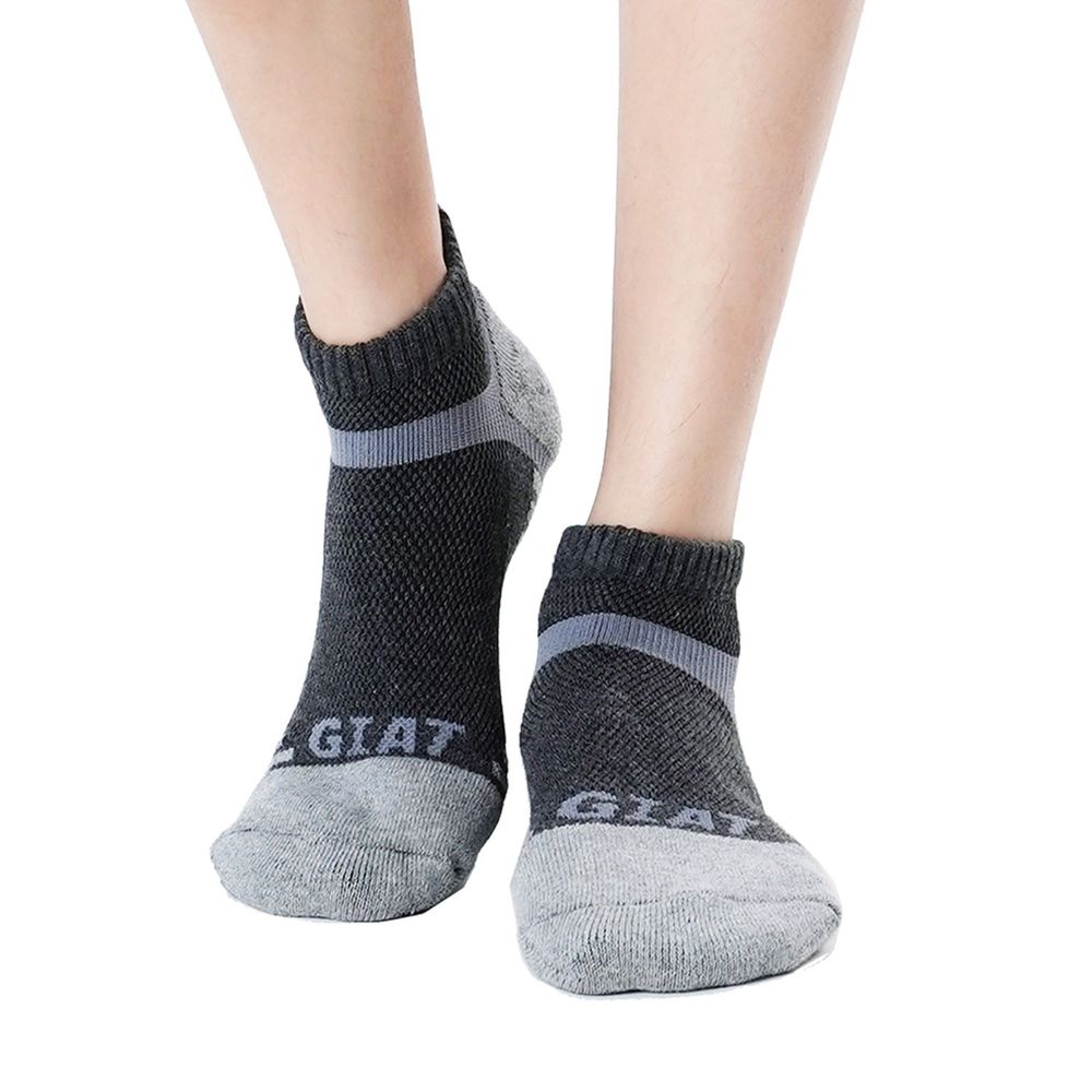 GIAT - 類繃機能萊卡運動襪-大人款-深灰 (F(22-26cm))