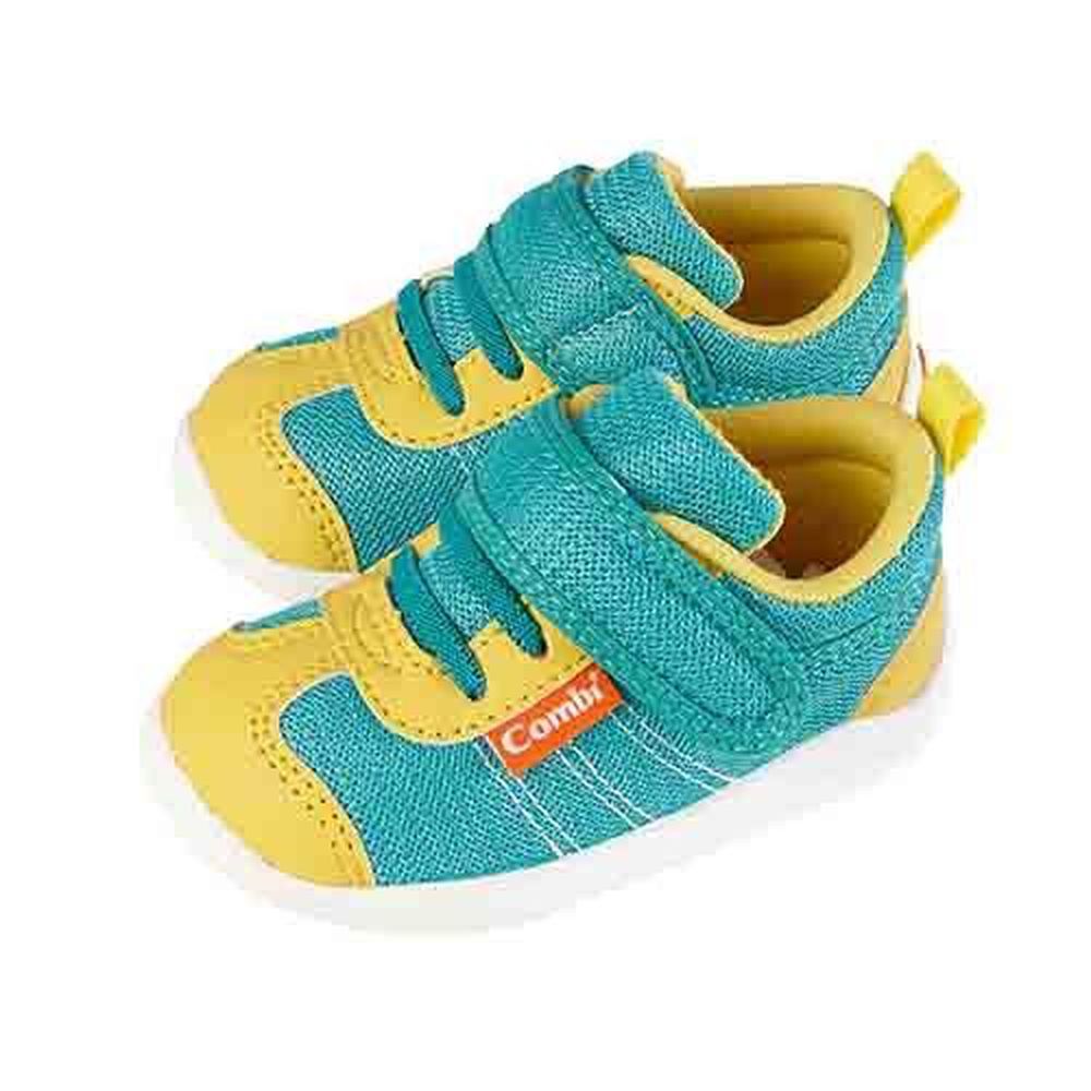 日本 Combi - 機能童鞋/學步鞋-時尚紐約幼兒機能休閒鞋(加贈鞋墊)-寶寶段-閃酷綠