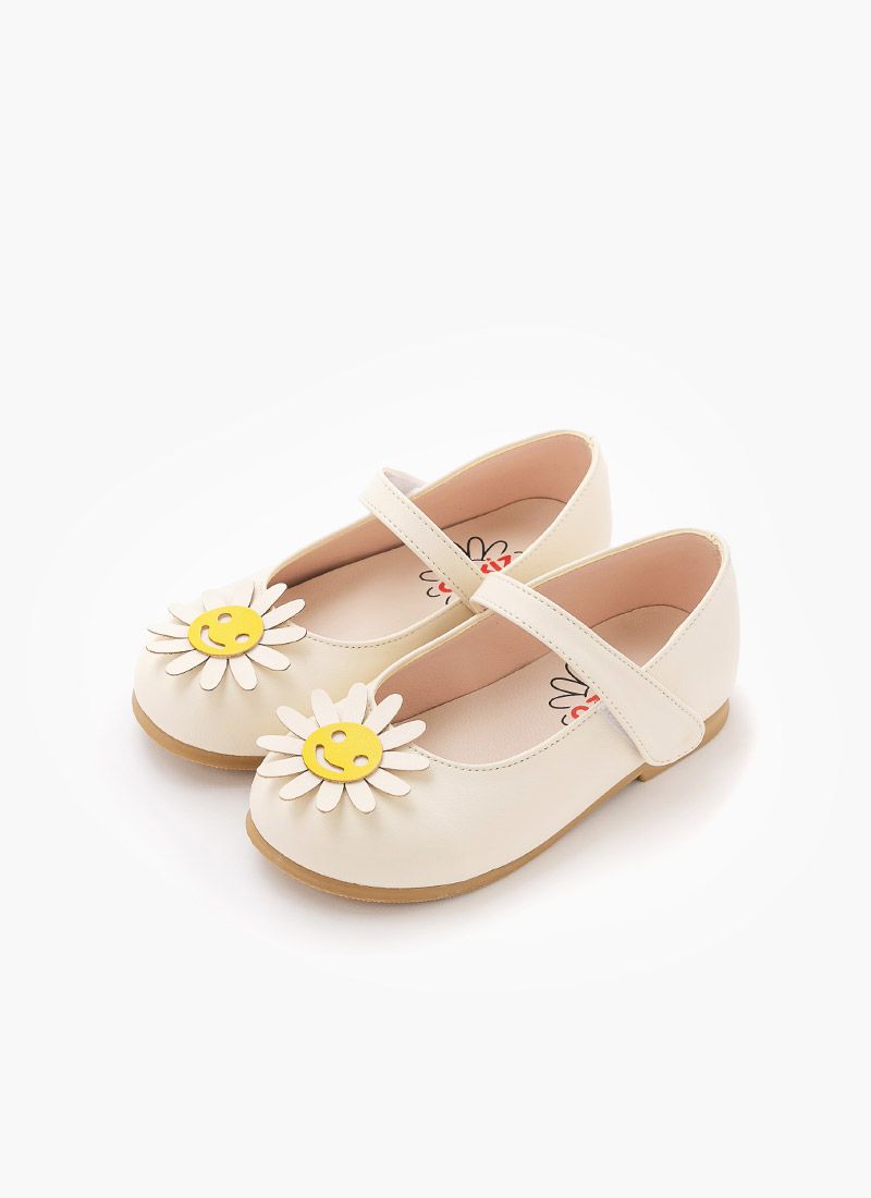 韓國 OZKIZ - 開心花朵皮鞋