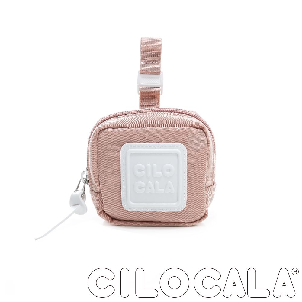 CILOCALA - 亮彩尼龍防潑水可扣式零錢包-粉色