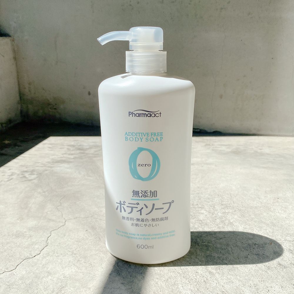 日本熊野油脂 KUMANO - PharmaACT 無添加沐浴乳-補充包-450ml