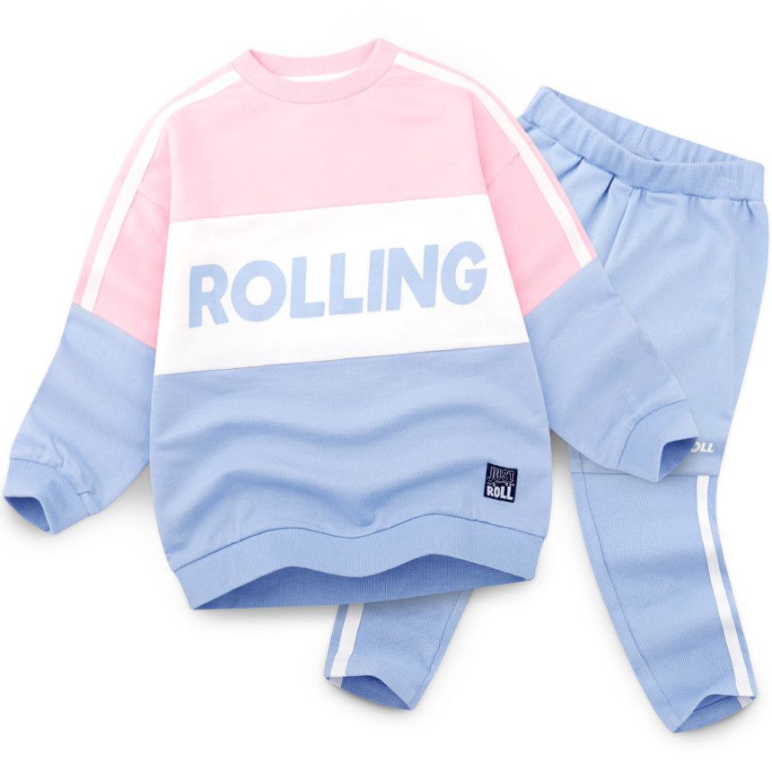 韓國 Jelispoon - Rolling三色套裝-粉紅X天藍