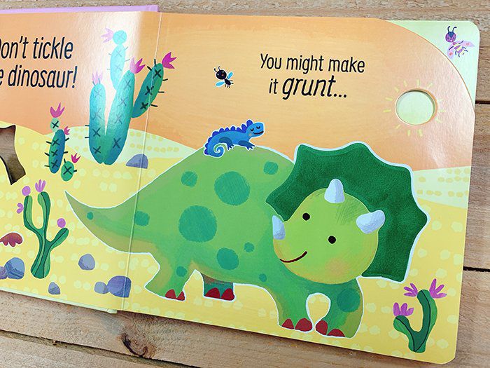 Don't tickle the Dinosaur! 恐龍搔搔癢（觸摸音效書）