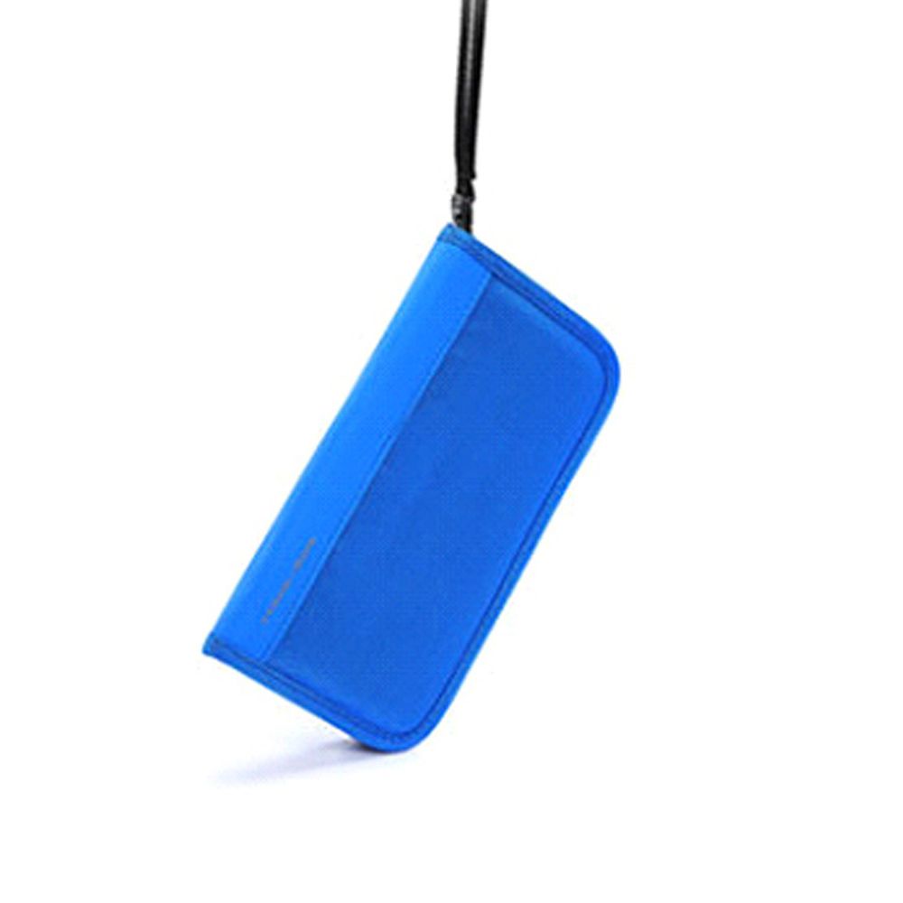 P.travel - RFID護照夾-長版-藍色-20*11.4*2cm