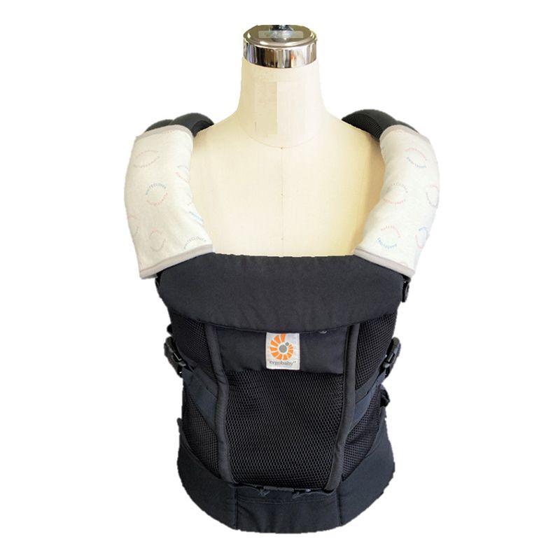 akachan honpo - 揹巾口水巾-米白色 (寬26cm長17cm)