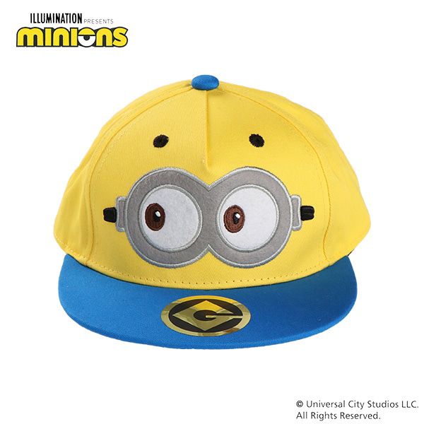 日本西松屋 - 聯名款 印花兒童帽/棒球帽-小小兵-黃x藍