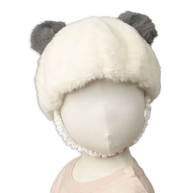 akachan honpo - 仿毛貝蕾帽-動物-米白色