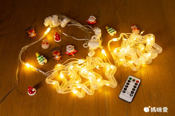 聖誕節雪花LED彩燈(八功能款)-聖誕樹 (長度約300cm)