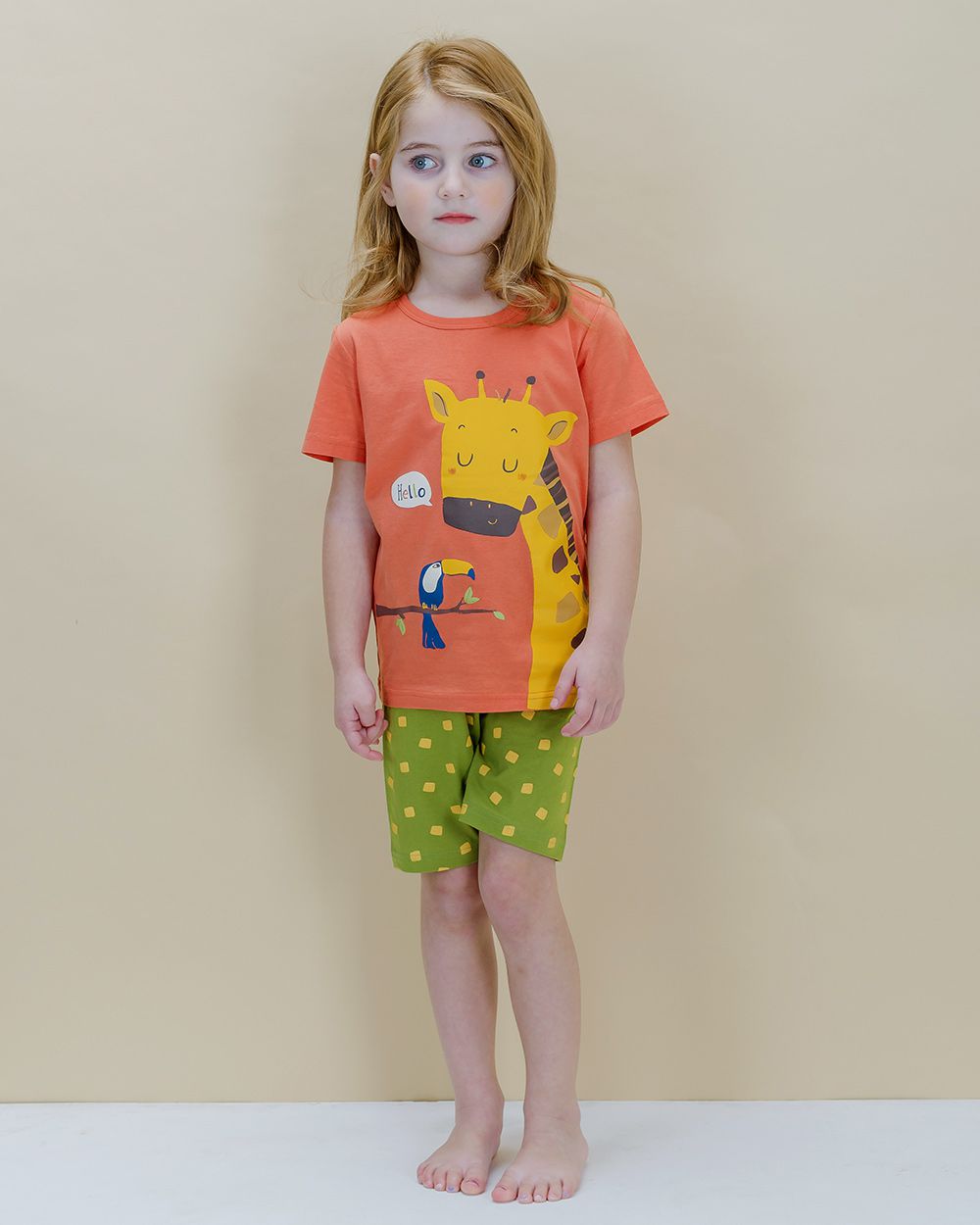 韓國 Sopoliini 童趣北歐風☺ 夏季純棉套裝 / 家居服