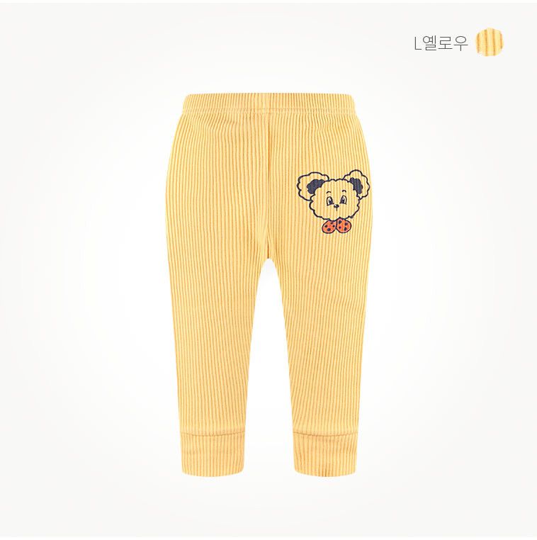 韓國 milk mile - 毛毛熊小不點內搭褲-灰