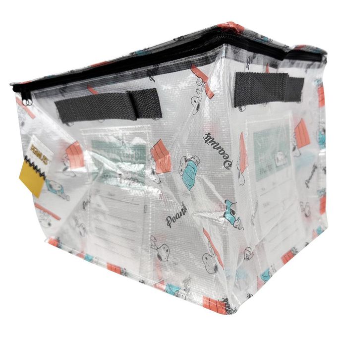 日本 Y'S TRADING - 史努比 Snoopy 透明儲物收納袋(枕頭)