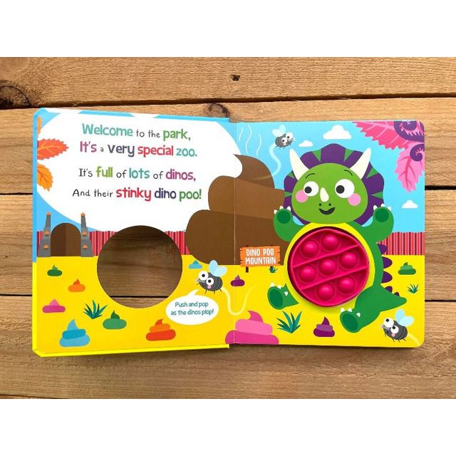 PUSH POP BUBBLE BOOKS: JURASSIC POOP! 侏儸紀便便（泡泡書）