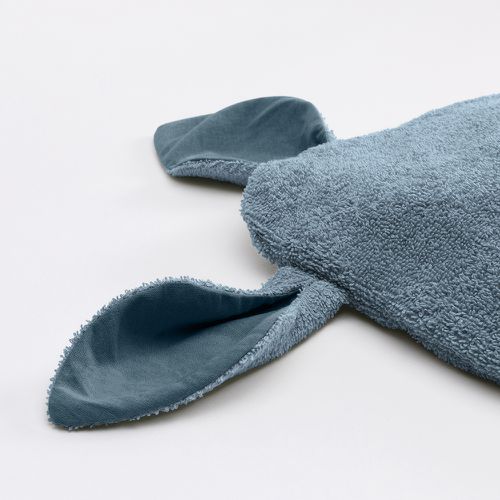 Hoodie Towel Kangaroo 袋鼠連帽浴巾-藍綠-單入