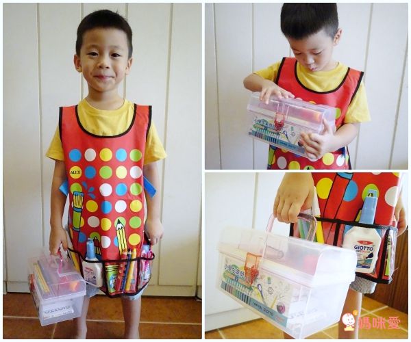 上學好物！小童必備文具美術用品☛德國 LYRA 洞洞筆 ✖ 義大利 GIOTTO 蠟筆 ✖ 美國 ALEX 筆座＆圍裙