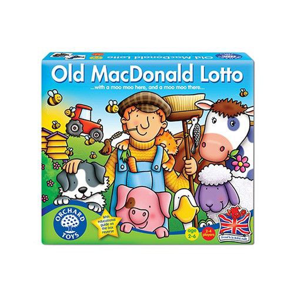 桌遊-配對記憶-咿呀咿呀呦 Old MacDonald lotto-2歲以上