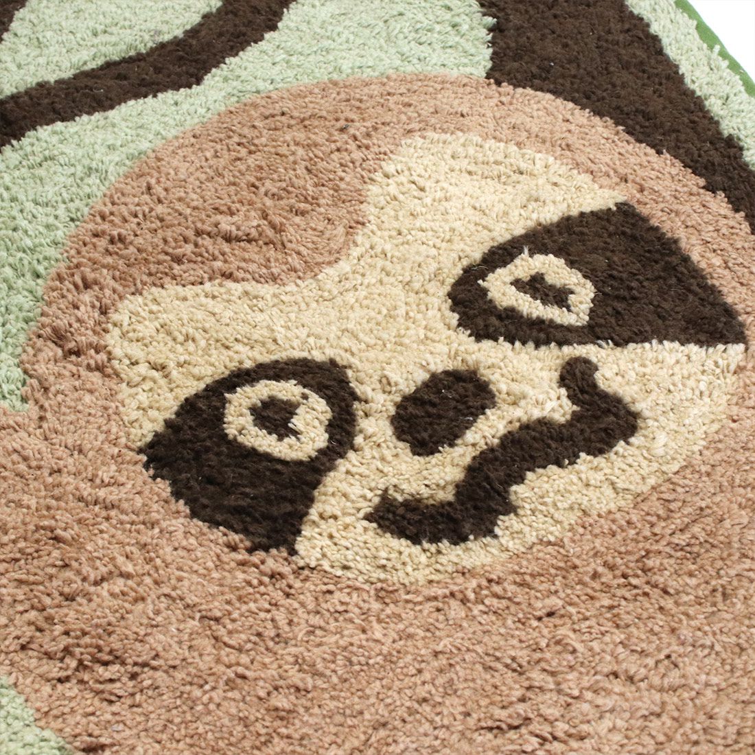 日本 TOMO - 動物系 短絨吸水腳踏墊/地墊-小浣熊 (約60×52cm)