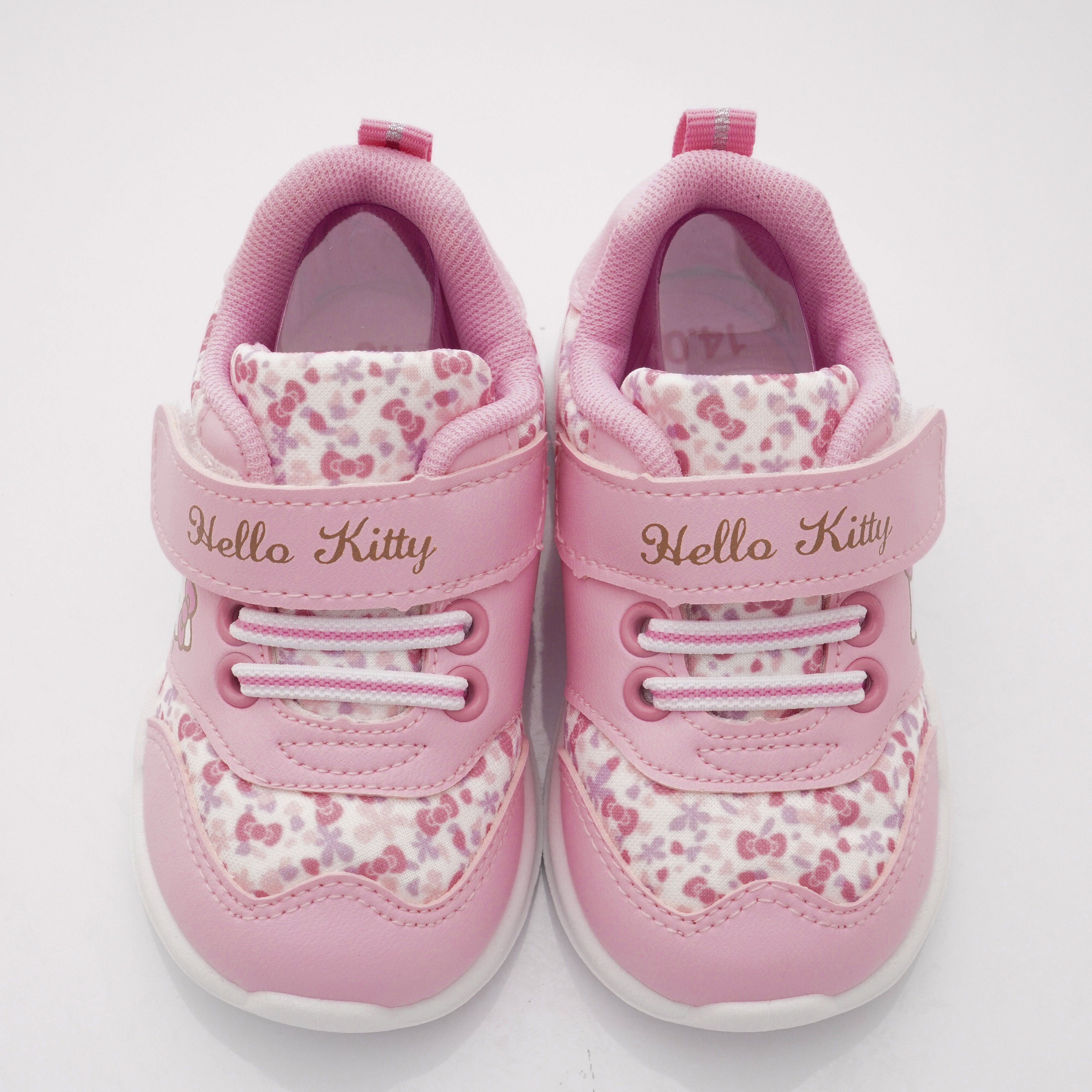 HELLO KITTY - 小碎花運動鞋款(小童段)-粉