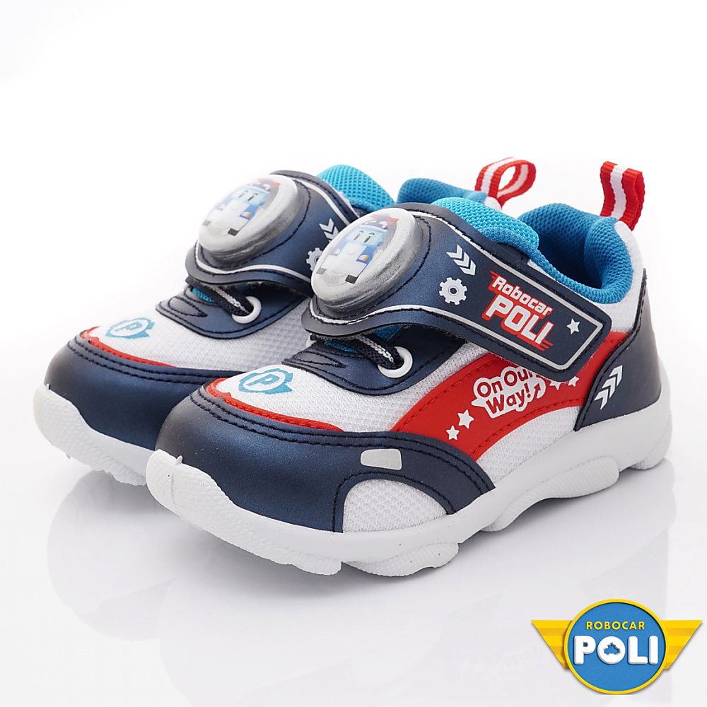 POLI電燈運動鞋-POKX34126藍(中小童)-運動鞋-藍