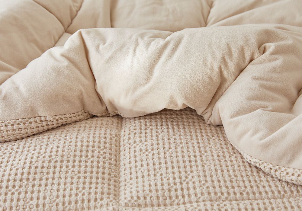 韓國 Maatila - 可水洗天絲莫代爾鬆餅棉被-燕麥