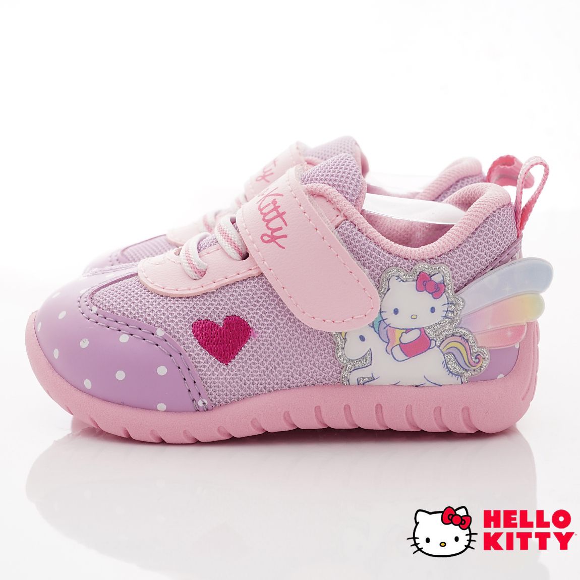 HELLO KITTY - 台灣製甜心休閒運動款(小童段)-運動鞋-紫