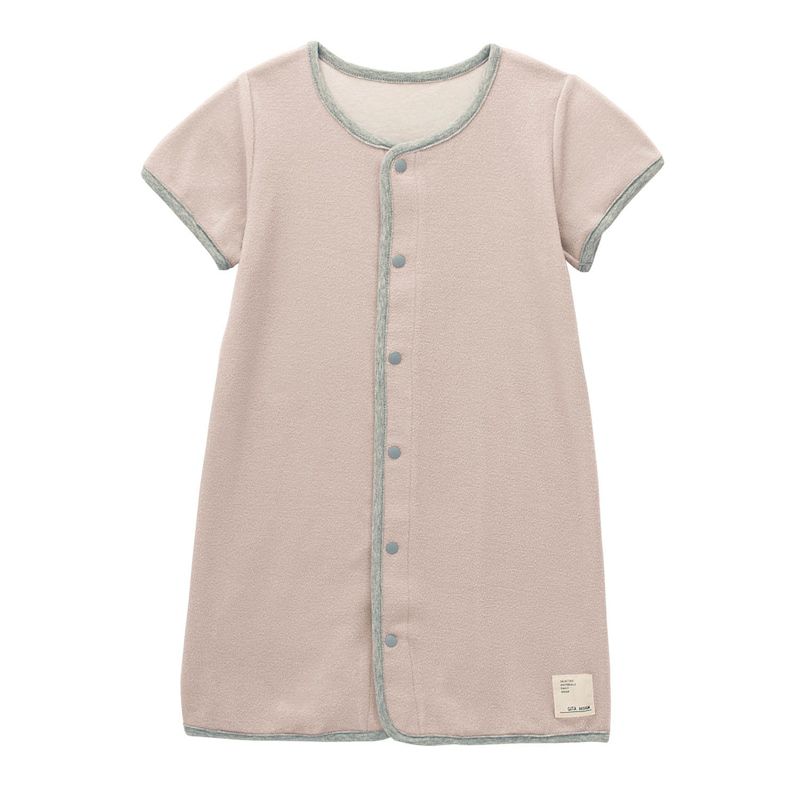 日本千趣會 - GITA 刷毛保暖防踢被/背心-素色-淺軍綠