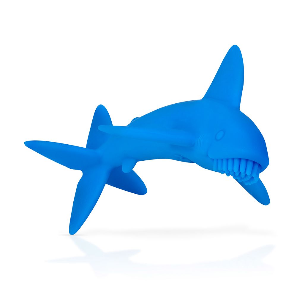 Nuby - NUBY鯊魚固齒器-藍