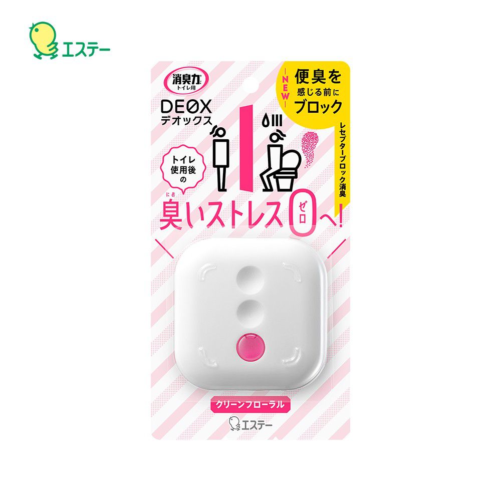 日本 ST雞仔牌 - DEOX 浴廁淨味消臭力除臭放置型本體-潔淨花香-6ml