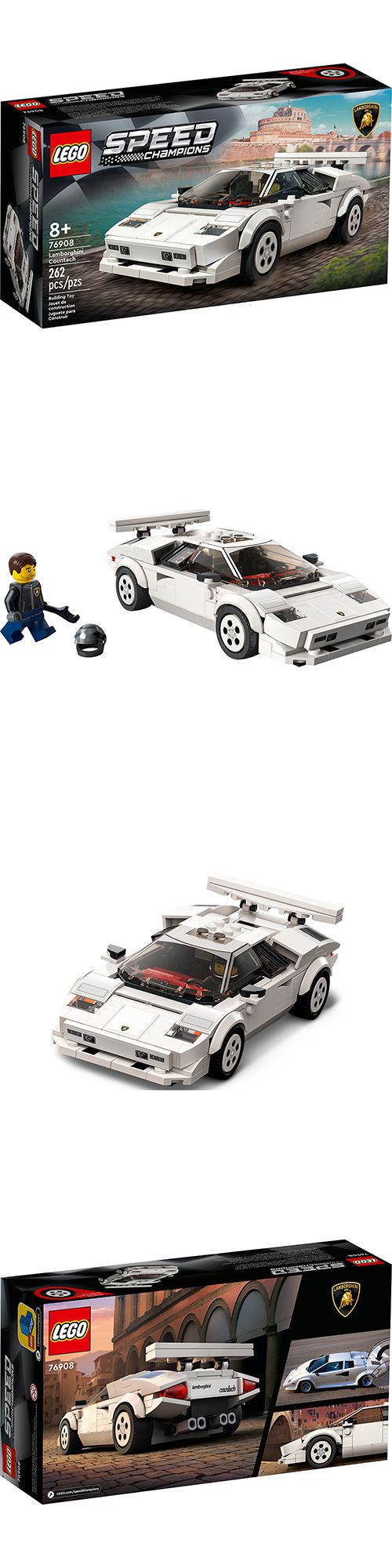 樂高 LEGO - 樂高積木 LEGO《 LT76908 》SPEED CHAMPIONS 系列 - Lamborghini Countach-262pcs