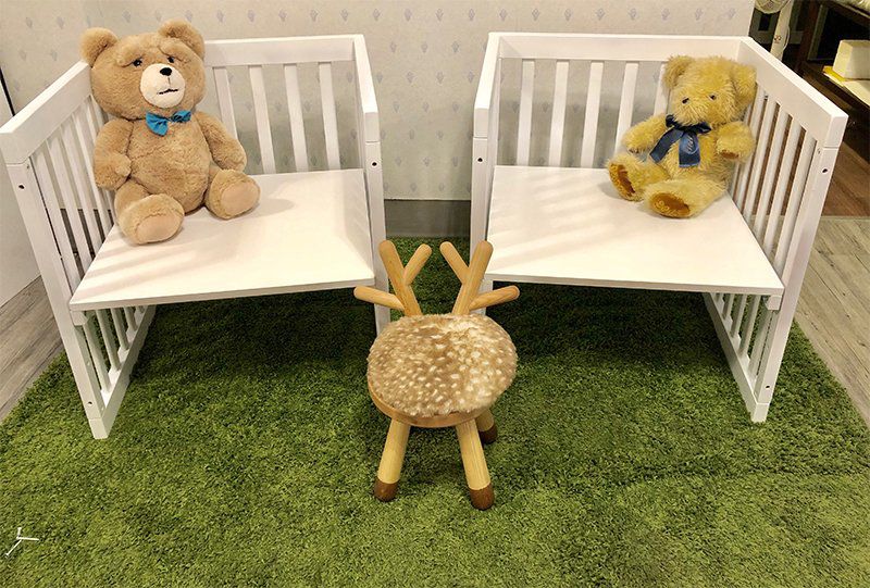 喬依思 - 史丹佛6合1多功能書桌床-贈6cm床墊-原木色 (120X60)