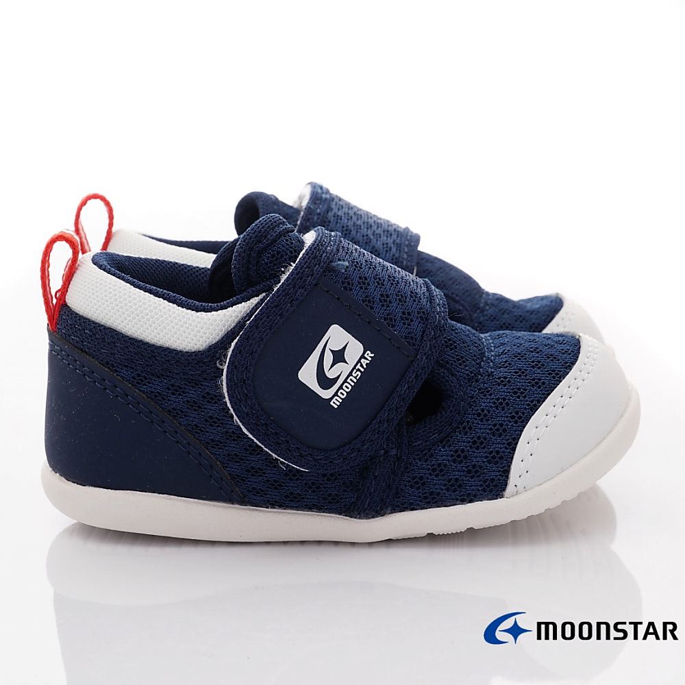 MOONSTAR日本月星 - 休閒機能寶寶學步鞋(寶寶段)-深藍